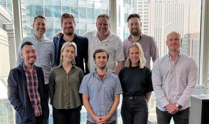 Sydney office team (Paul Crook, back left)