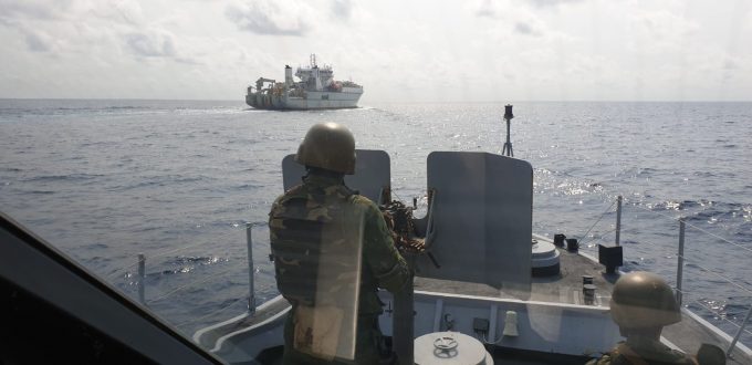 Bastion Security Escort Vessel manned by Sao Tome military 2-Feb-08-2021-12-43-38-72-PM
