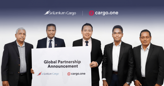 SriLankan Cargo x cargo.one press banner
