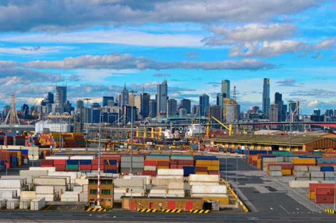 Melbourne port