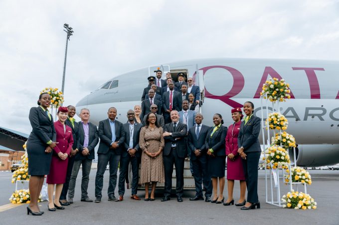 Qatar Airways Cargo and RwandAir have set up freighter operations from Kigali. Photo - Qatar Airways