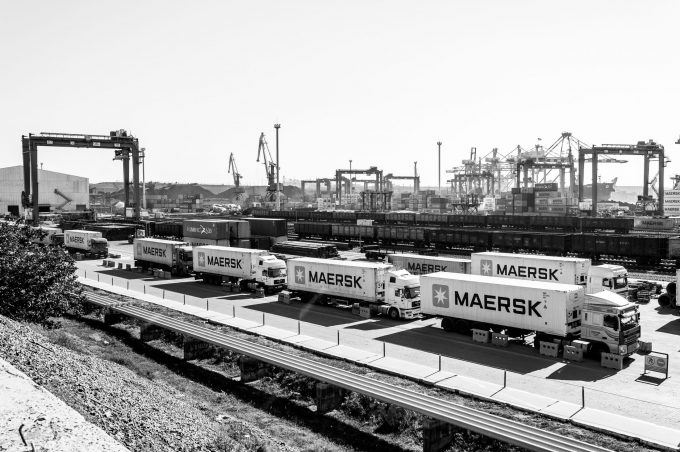 Maersk Trucks in Odessa Port Ukraine Photo 204301555 © Ninelroschina Dreamstime.com