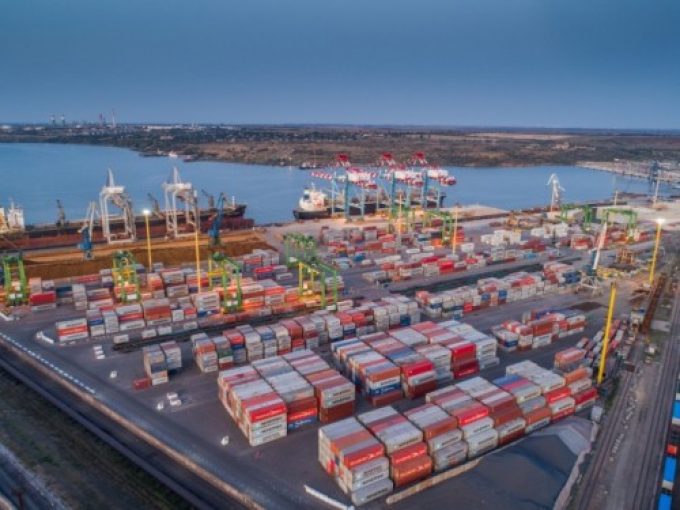 tis container terminal port of Yuzhny