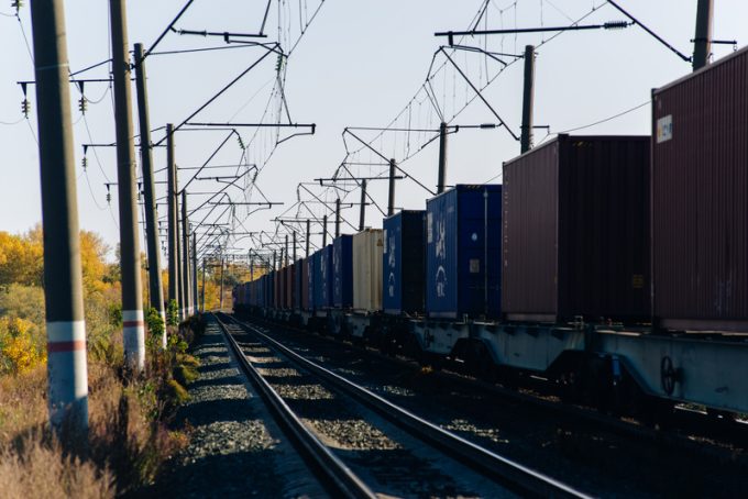 Russia rail containers