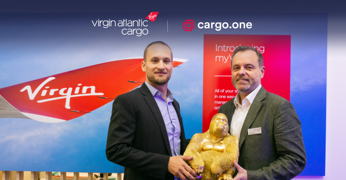 gorillacargo.one x Virgin Atlantic Cargo press banner