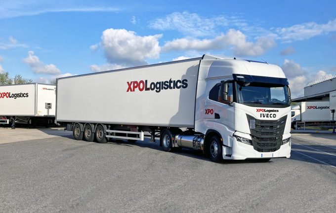 XPO Logistics LNG trucks