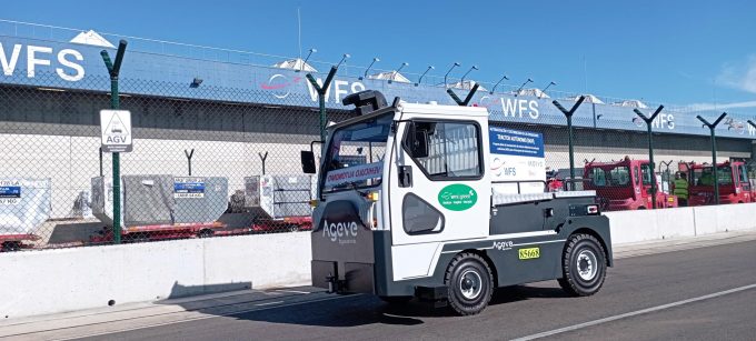 WFS and Aena are testing Automated Guided Vehicles for cargo transportation at Barcelona Airport