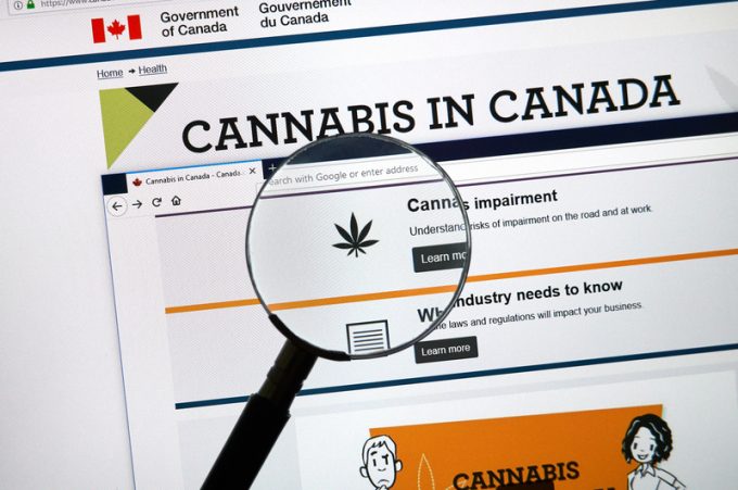 Official web page on Government of Canada site about cannabis