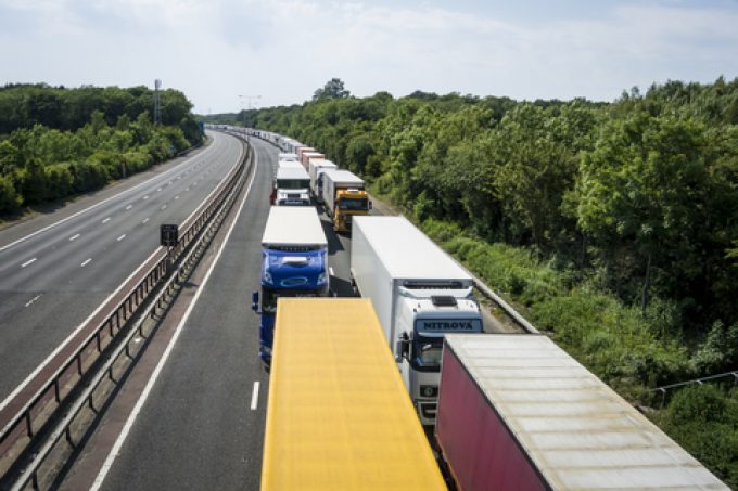 operation stack lorry congestion © Sue Martin