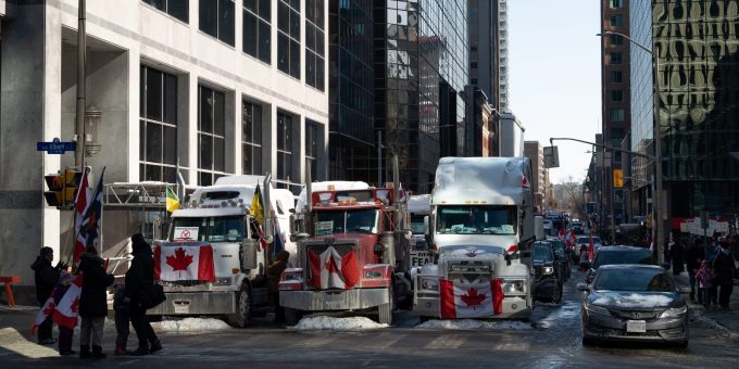 Ottowa Truckers Freedom Protest Photo 242039983 © Michel Elzo Dreamstime.com