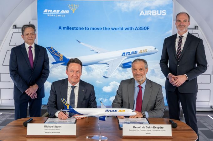 Atlas Air A350F Signing