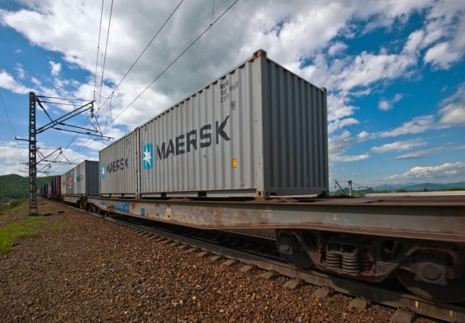 Maersk Pantos AE19 Asia-Europe rail-sea service