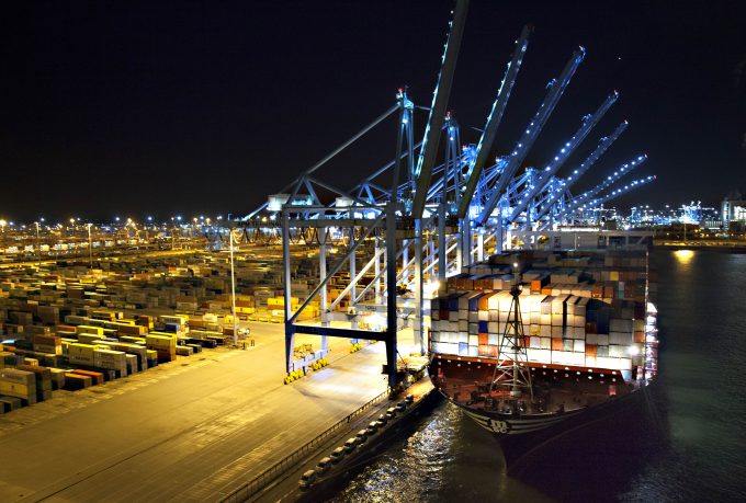 MSC OSCAR at APM Terminals Rotterdam