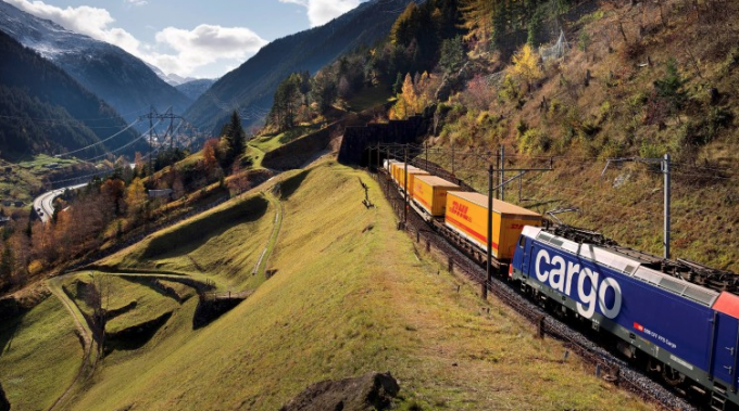 dhl china europe rail