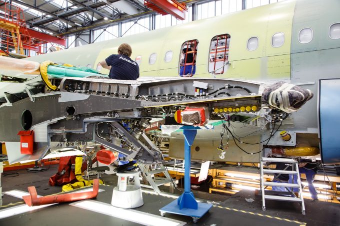 A320 Final Assembly in Hamburg Credit Airbus.