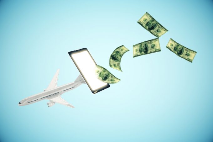 Online payment for plane tickets
