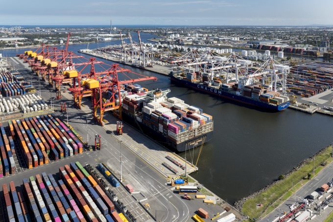 Melbourne port