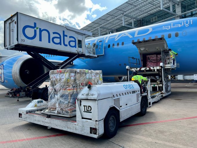 dnata will deliver AI-powered solutions for air cargo in Singapore. Photo - Etihad Cargo