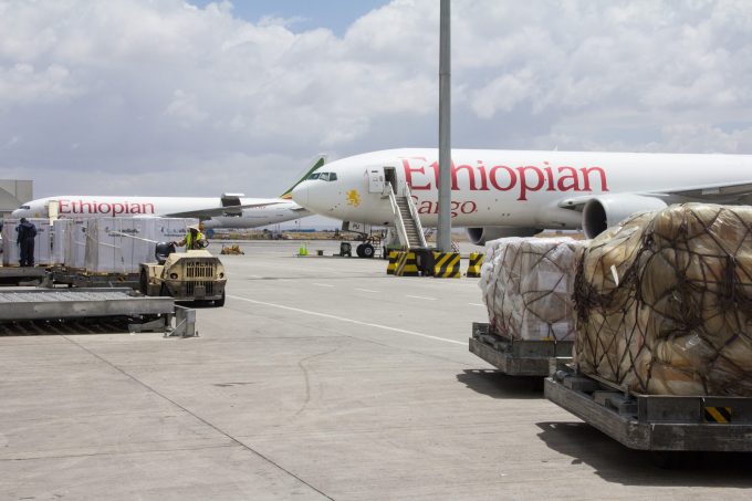 Ethiopian serves 33 African and 15 Asian cargo destinations using 15 dedicated freighters. Photo - ACUNIS
