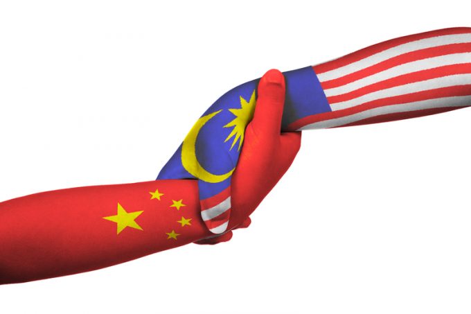 Helping hands of China and Malaysia