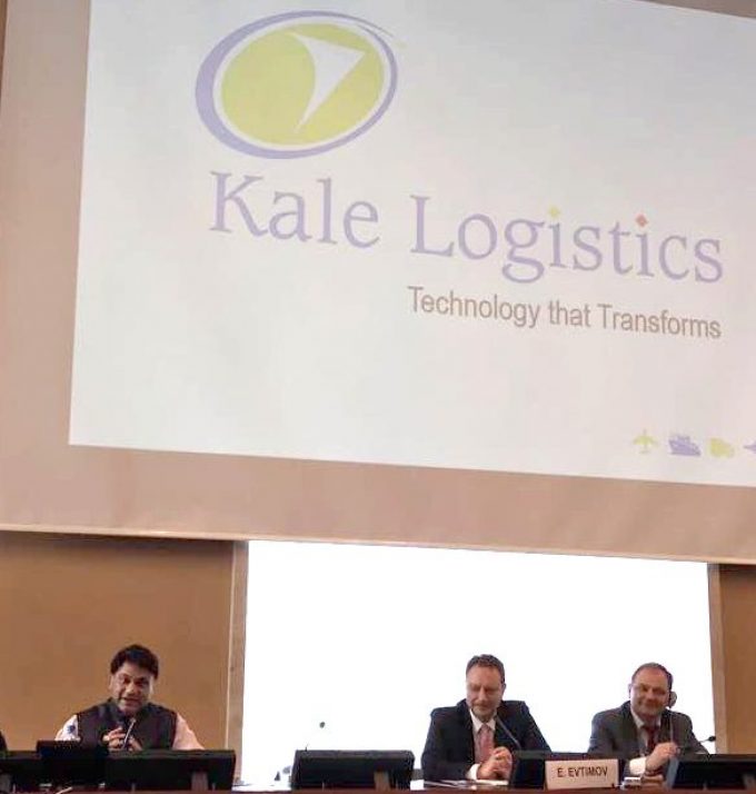 Mr. Amar More,CEO, Kale Logistics Solutions - speaking in the conference at the United Nations