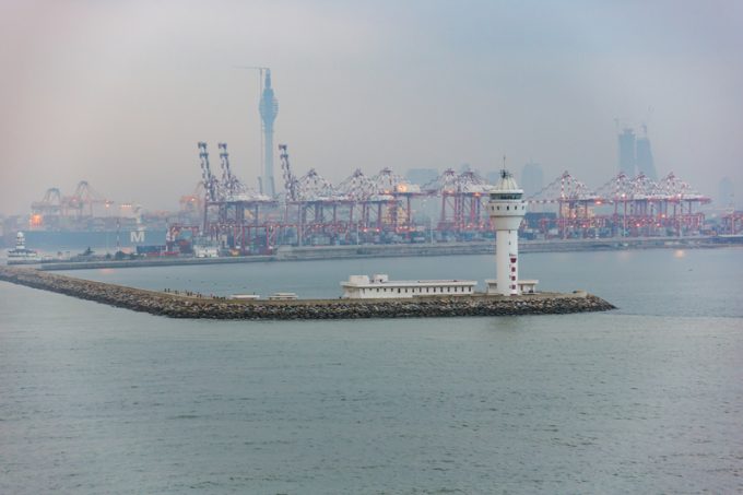 Port entrance of Colombo