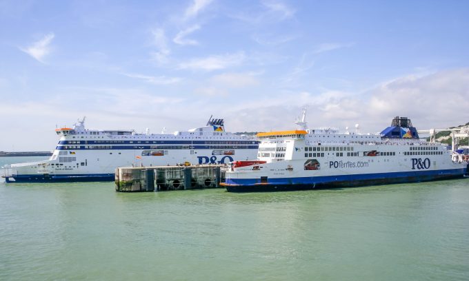 Pride of Kent & Spirit of Britain in Dover Photo 131577034 © Hans Geel Dreamstime.com