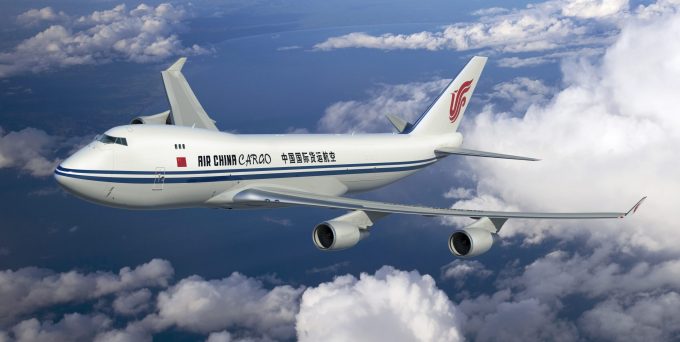 Air China Cargo - Boeing 747 freighter inflight