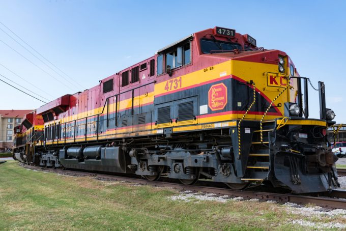 Kansas City Southern de Mexico Locomotive