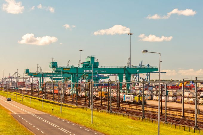 Rail Terminal Port of Rotterdam Photo 42367707 © MartinBergsma Dreamstime.com