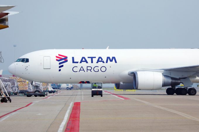 LATAM CARGO Boeing 767 editorial stock photo. Image of wing