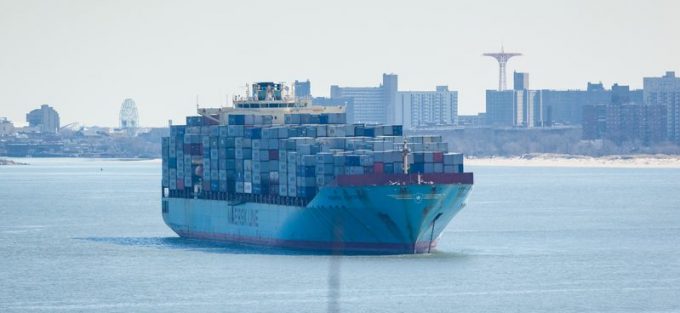 Maersk vessel in New York