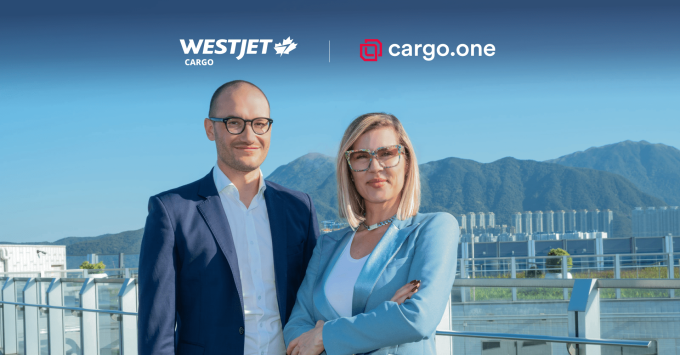 thumbnail_WestJet Cargo x cargo.one press banner