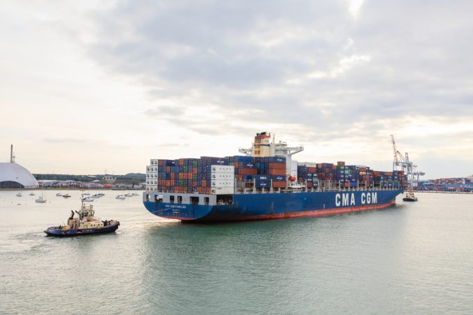 CMA CGM Rabelais in Southampton