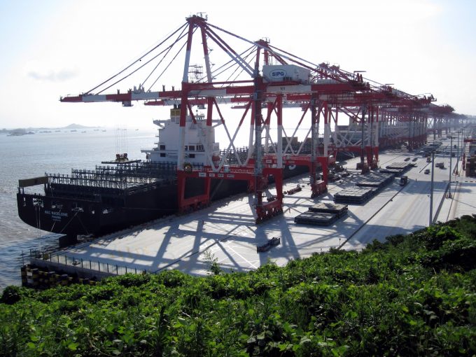 Yangshan-Port-Balanced Credit Marqueed