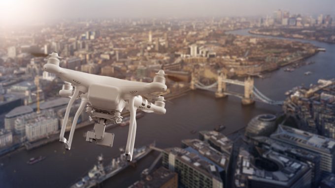 drone in london