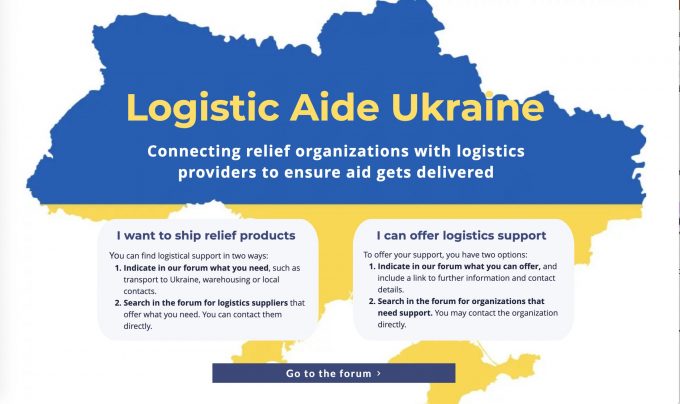 Logistic Aide Ukraine platform launched to help deliver healthcare relief