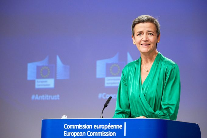 Confrence de presse de Margrethe Vestager, vice-prsidente excutive de la Commission europenne, sur un cas de pratiques anticoncurrentielles