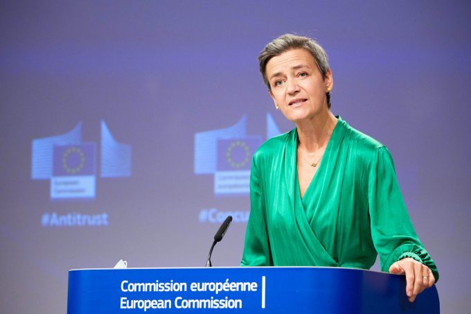 Confrence de presse de Margrethe Vestager, vice-prsidente excutive de la Commission europenne, sur un cas de pratiques anticoncurrentielles