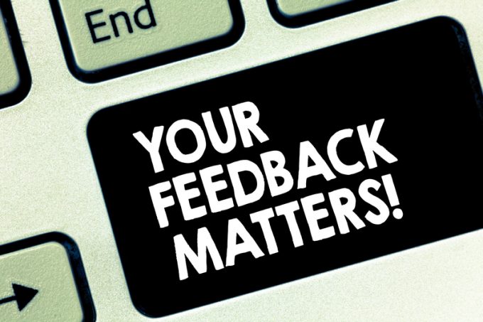 your feedback matters