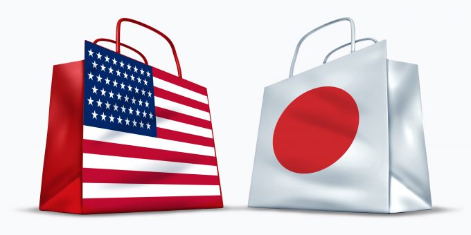 America and Japan trade